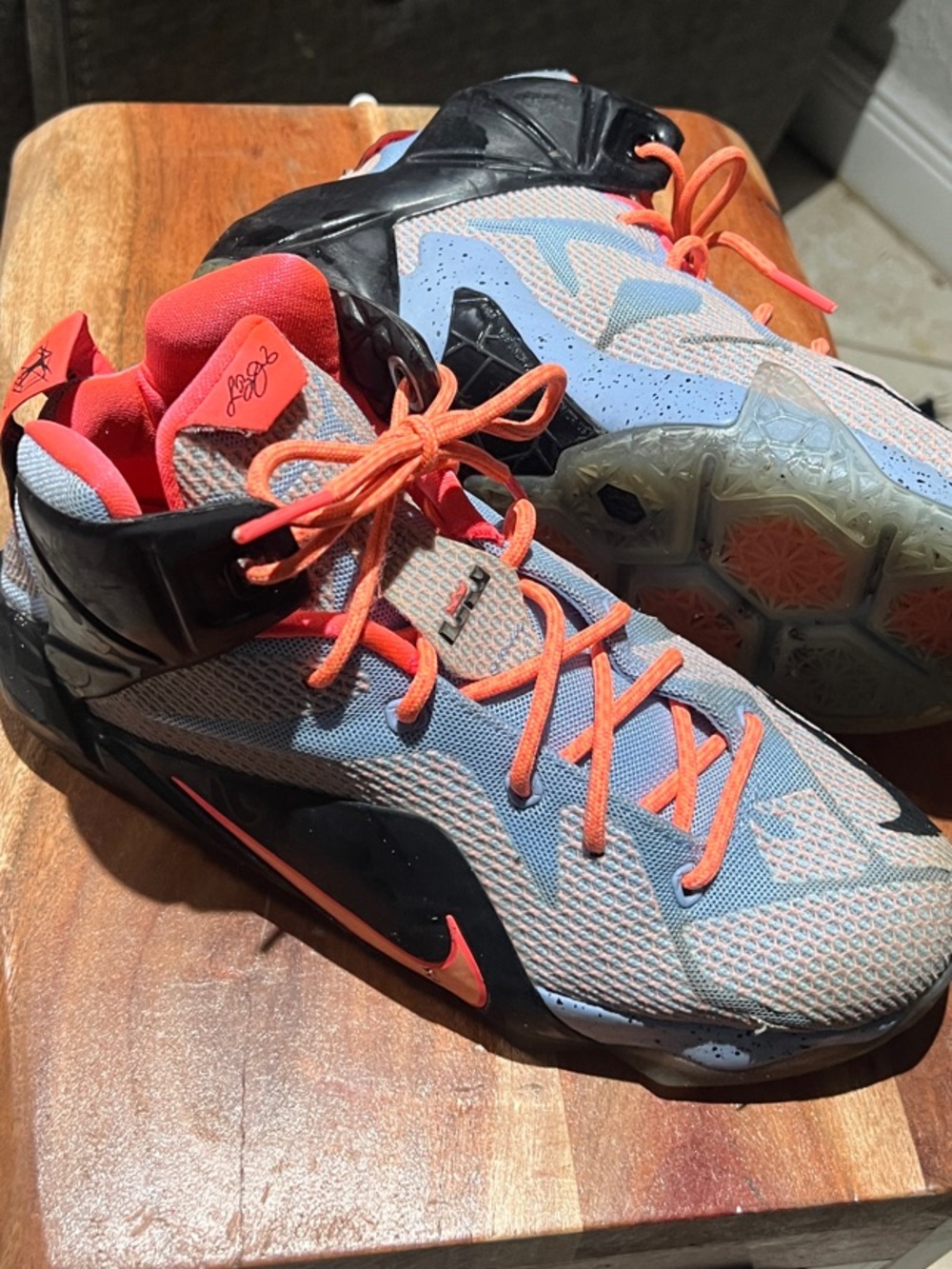 Nike Lebron 12 XII Easter Aluminum Sunset (Men’s women’s kids size 6.5) - Picture 2 of 5